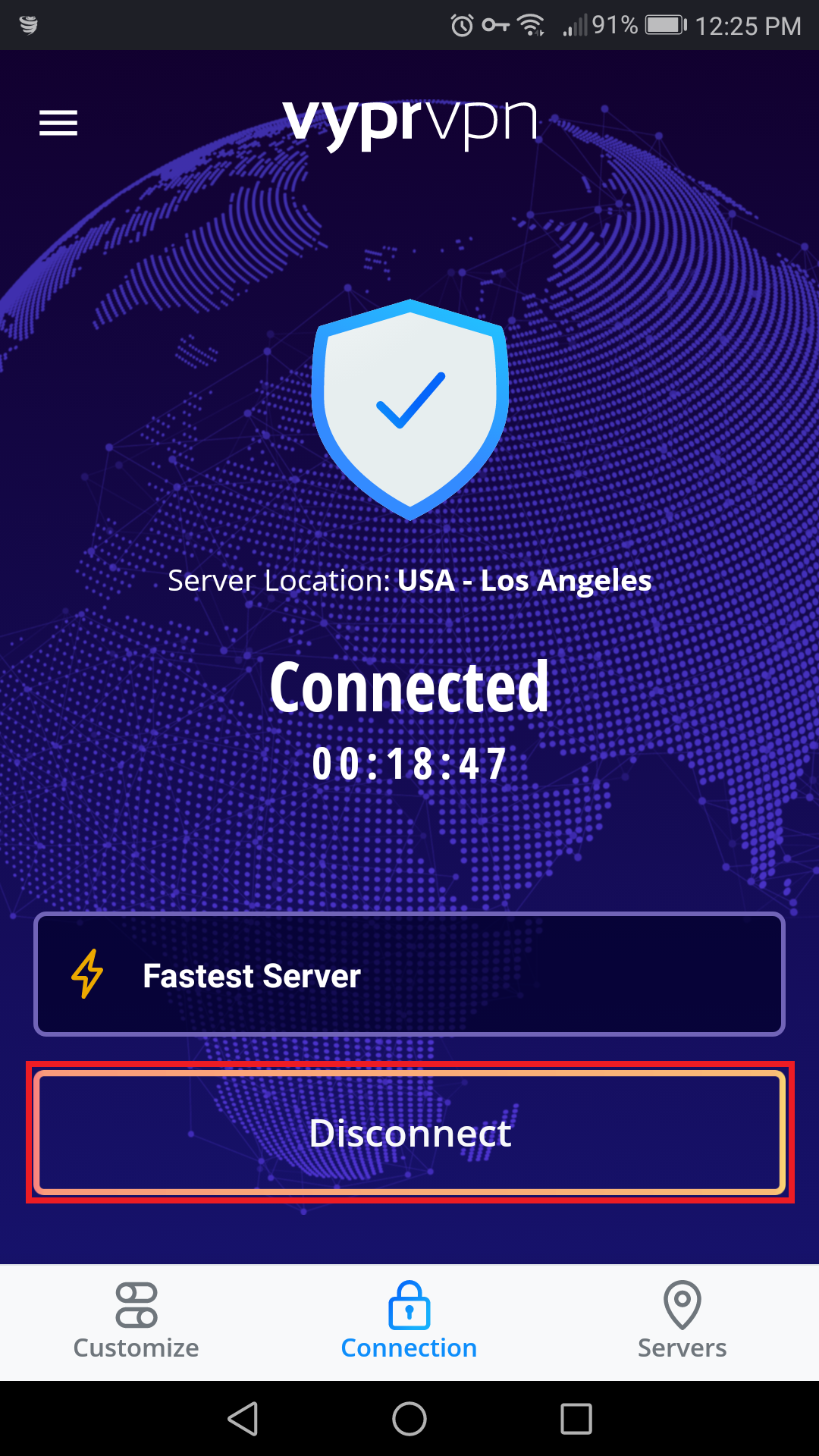 Vypr_App_-_Main_Screen_-_Connected_-_Disconnect_Selected.png